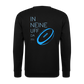 UNISEX SWEATSHIRT - IN NEINE UFF DA ZEIL RUGBY DARK - Schwarz