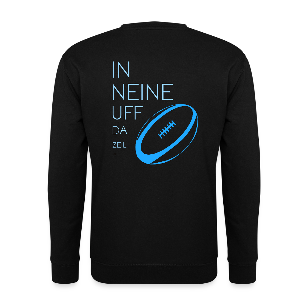 UNISEX SWEATSHIRT - IN NEINE UFF DA ZEIL RUGBY DARK - Schwarz