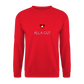 UNISEX SWEATSHIRT - ALLA GUT DARK - Rot