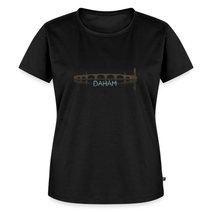 DAMEN ORGANIC SHIRT - ALTE BRÜCKE DAHÄM DARK - Schwarz