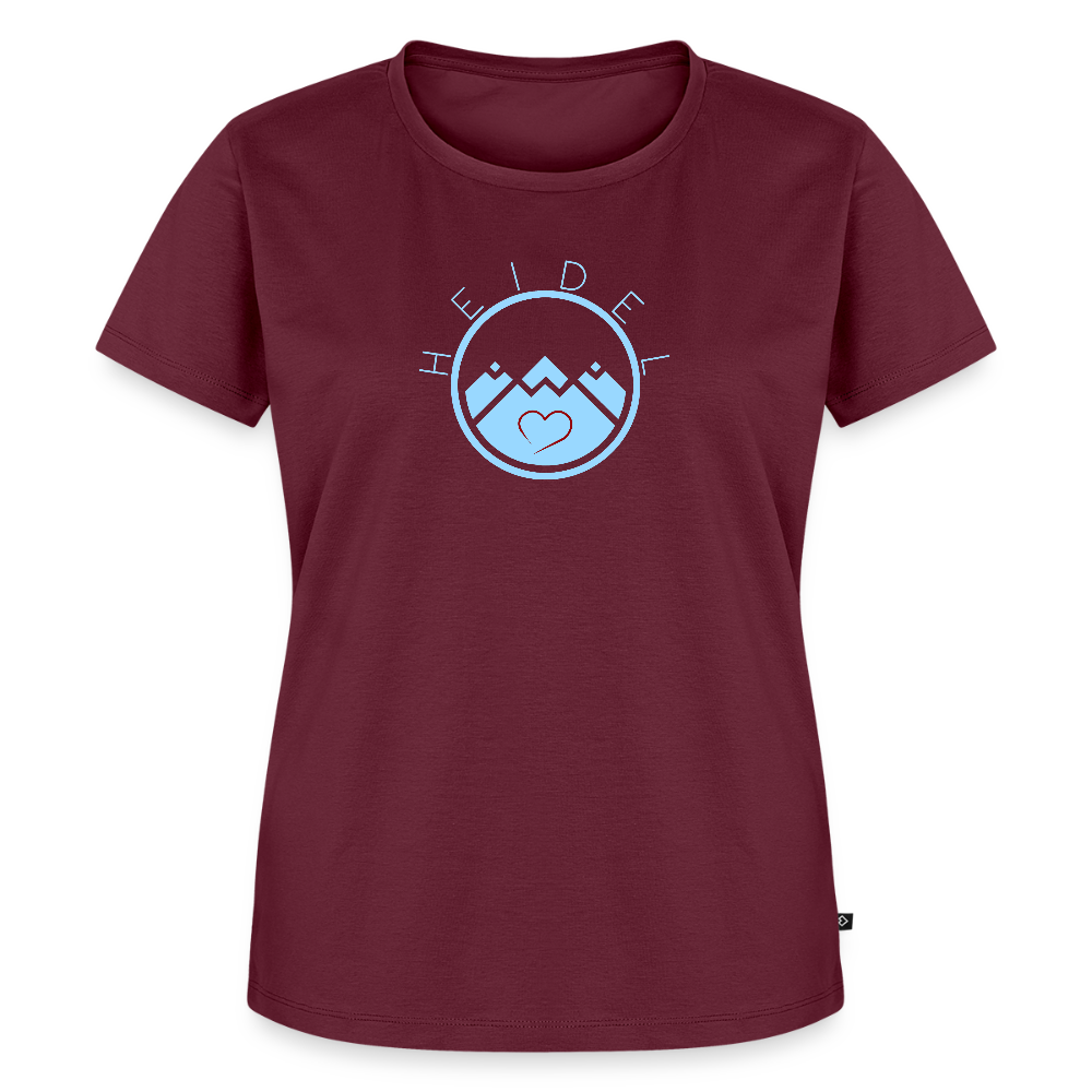 DAMEN ORGANIC SHIRT  - HEIDELSTORE DARK - Burgunderrot