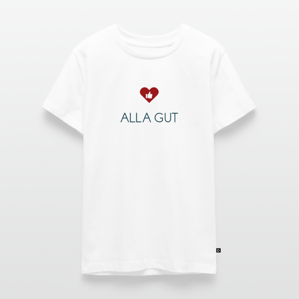 TEENAGER PREMIUM SHIRT - ALLA GUT TRANSPARENT - Weiß