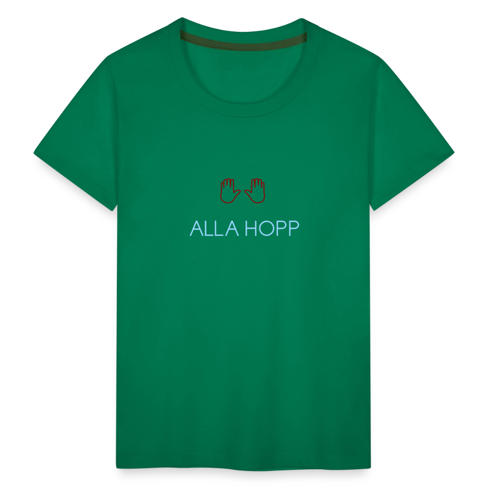 TEENAGER PREMIUM SHIRT - ALLA HOPP DARK - Kelly Green