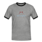 HERREN KONTRAST SHIRT - NUFF UN NUNNA DARK - Grau meliert/Schwarz