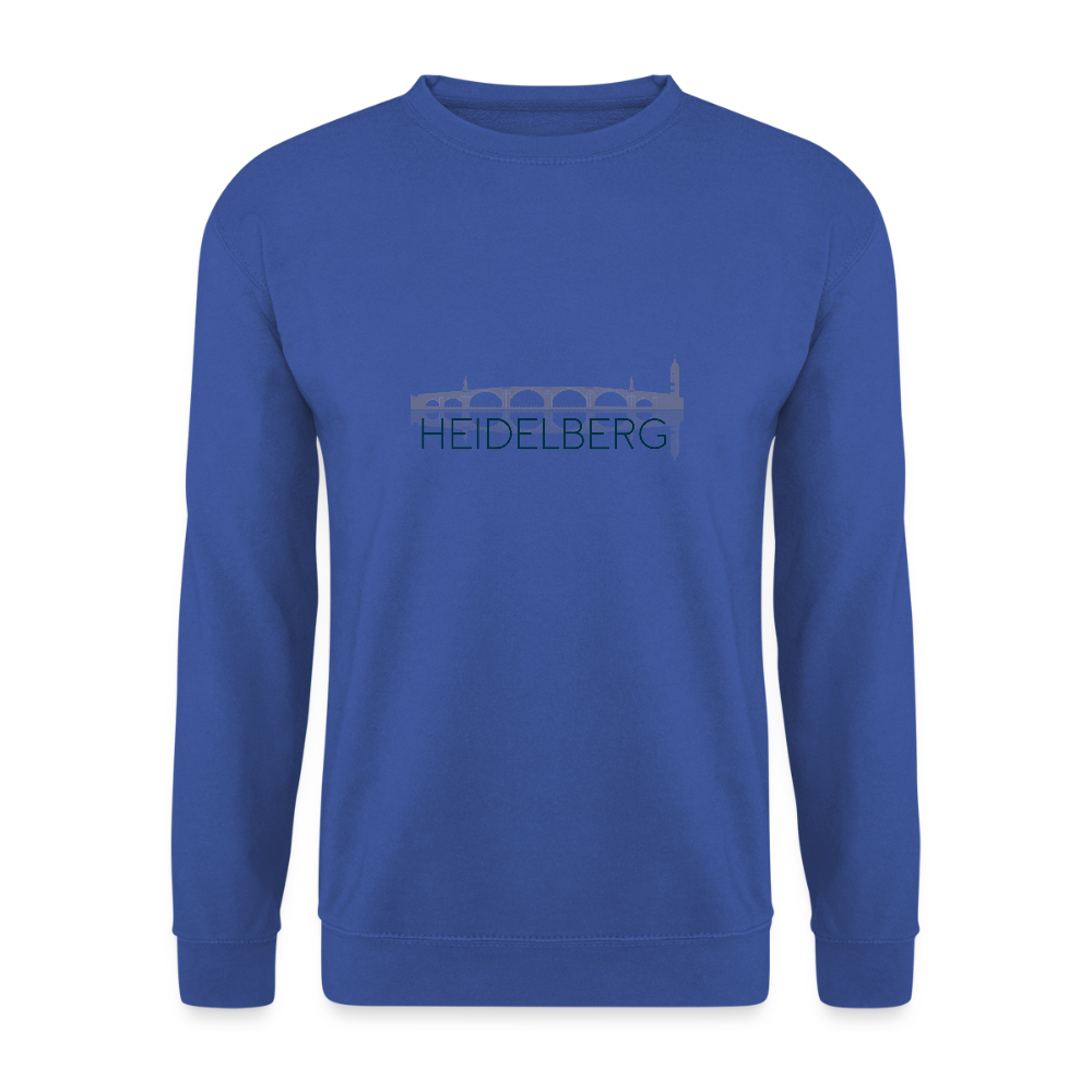 UNISEX SWEATSHIRT  - ALTE BRÜCKE HEIDELBERG TRANSPARENT - Royalblau