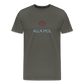 HERREN ORGANIC SHIRT - ALLA MOL DARK - Asphalt