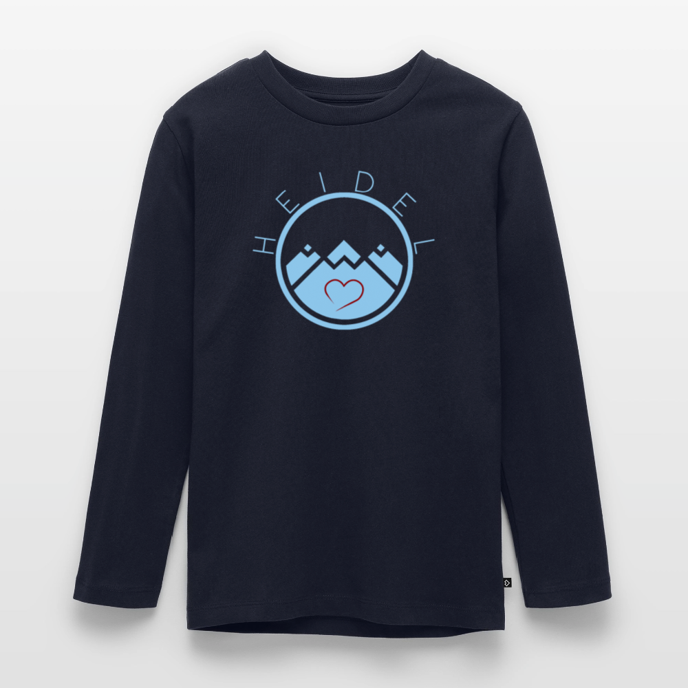 TEENAGER PREMIUM LANGARM-SHIRT - HEIDELSTORE DARK - Navy