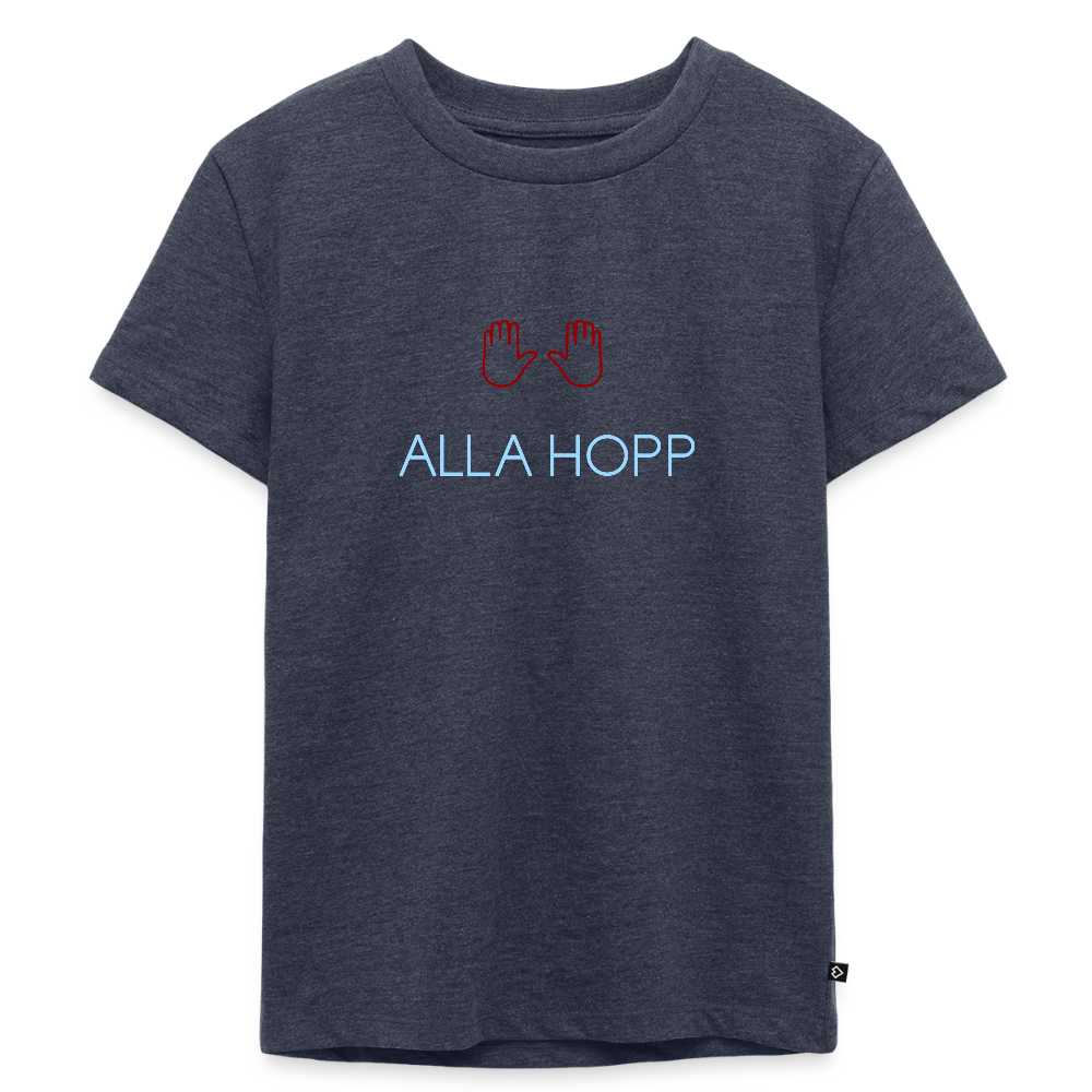 KINDER PREMIUM SHIRT - ALLA HOPP DARK - Jeansblau 