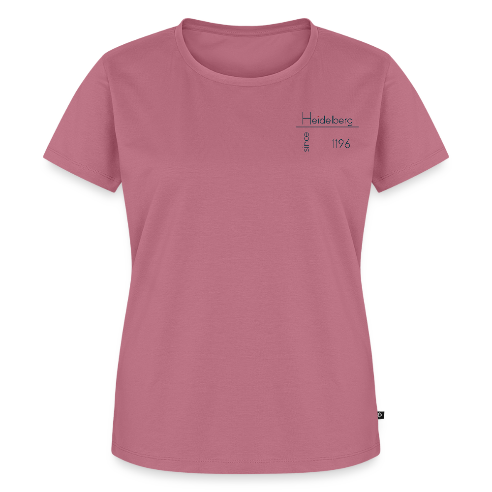 DAMEN ORGANIC SHIRT - HEIDELBERG SINCE TRANSPARENT - Mauve