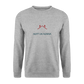 UNISEX SWEATSHIRT - NUFF UN NUNNA TRANSPARENT - Weißgrau meliert