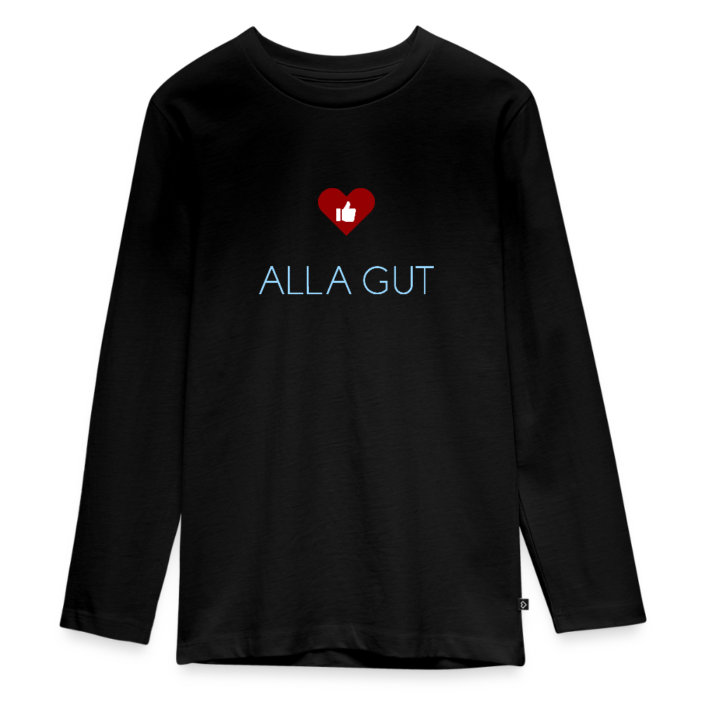 TEENAGER PREMIUM LANGARM SHIRT - ALLA GUT DARK - Schwarz