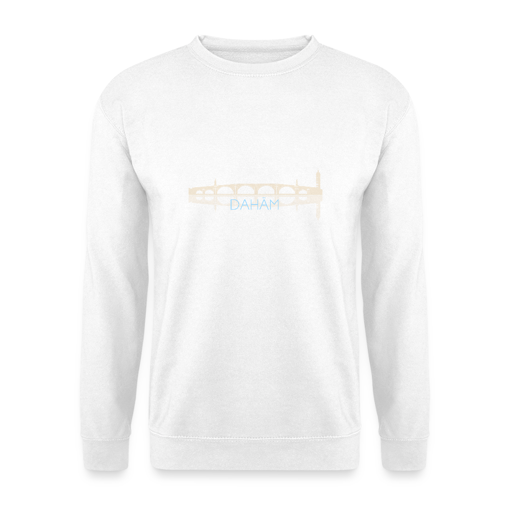 UNISEX SWEATSHIRT - ALTE BRÜCKE DAHÄM DARK - Weiß