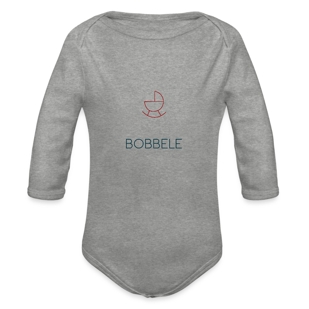 BABY ORGANIC BODY - BOBBELE TRANSPARENT - Grau meliert