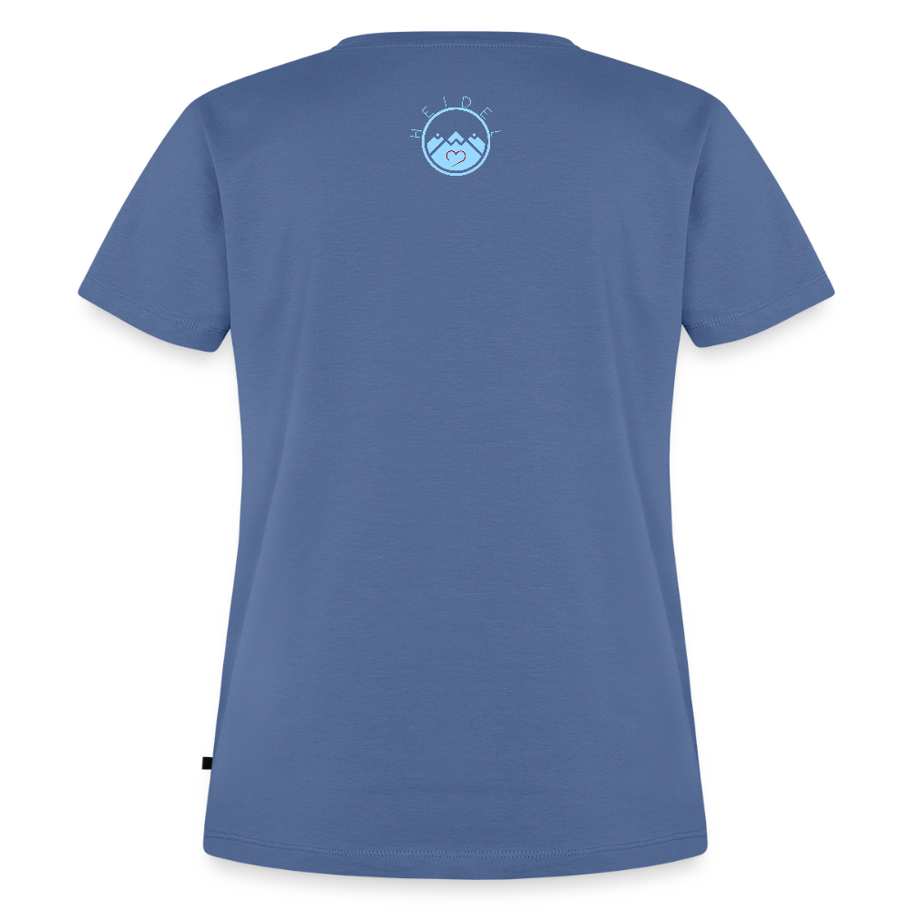 DAMEN ORGANIC SHIRT - ALLA MOL DARK - Taubenblau