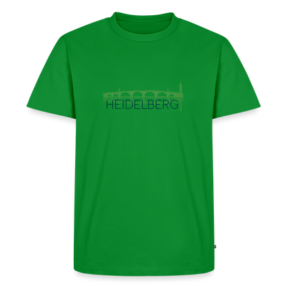 HERREN ORGANIC SHIRT - ALTE BRÜCKE HEIDELBERG TRANSPARENT - Grün