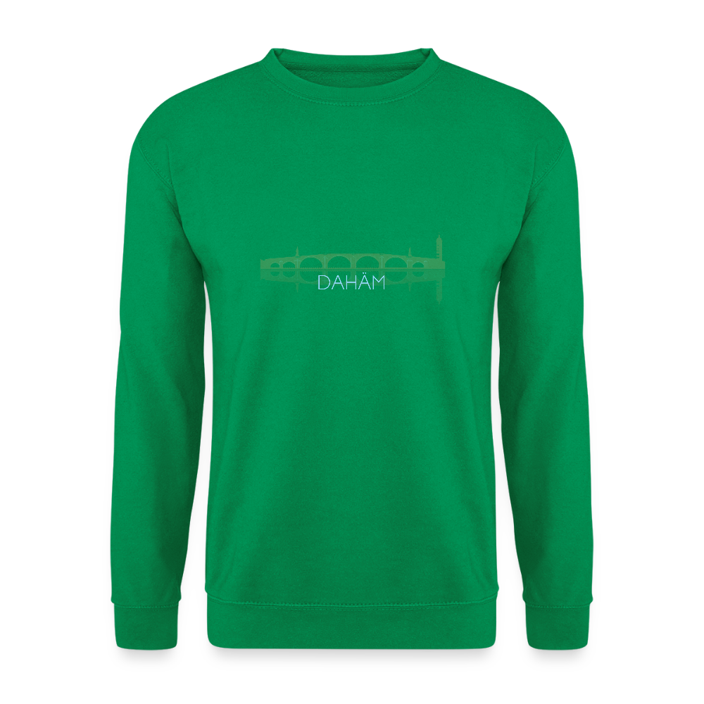 UNISEX SWEATSHIRT - ALTE BRÜCKE DAHÄM DARK - Kelly Green