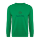 UNISEX SWEATSHIRT - ALLA MOL BIER TRANSPARENT - Kelly Green