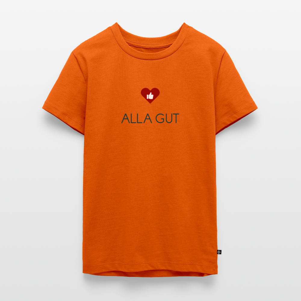 TEENAGER PREMIUM SHIRT - ALLA GUT TRANSPARENT - Orange 