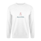 UNISEX SWEATSHIRT - ALLA MOL SEKT TRANSPARENT - Weiß