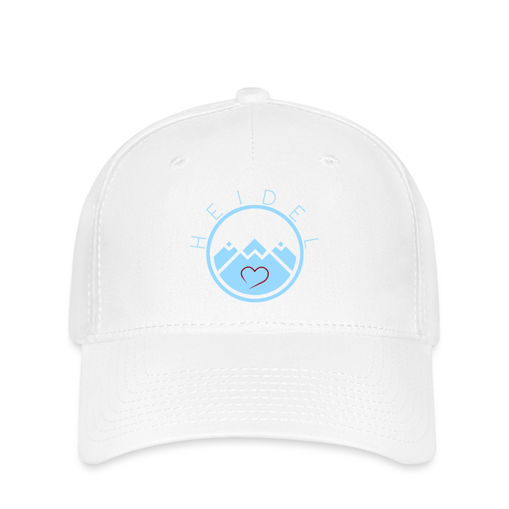 UNISEX FLEXFIT CAP - HEIDELSTORE DARK - Weiß