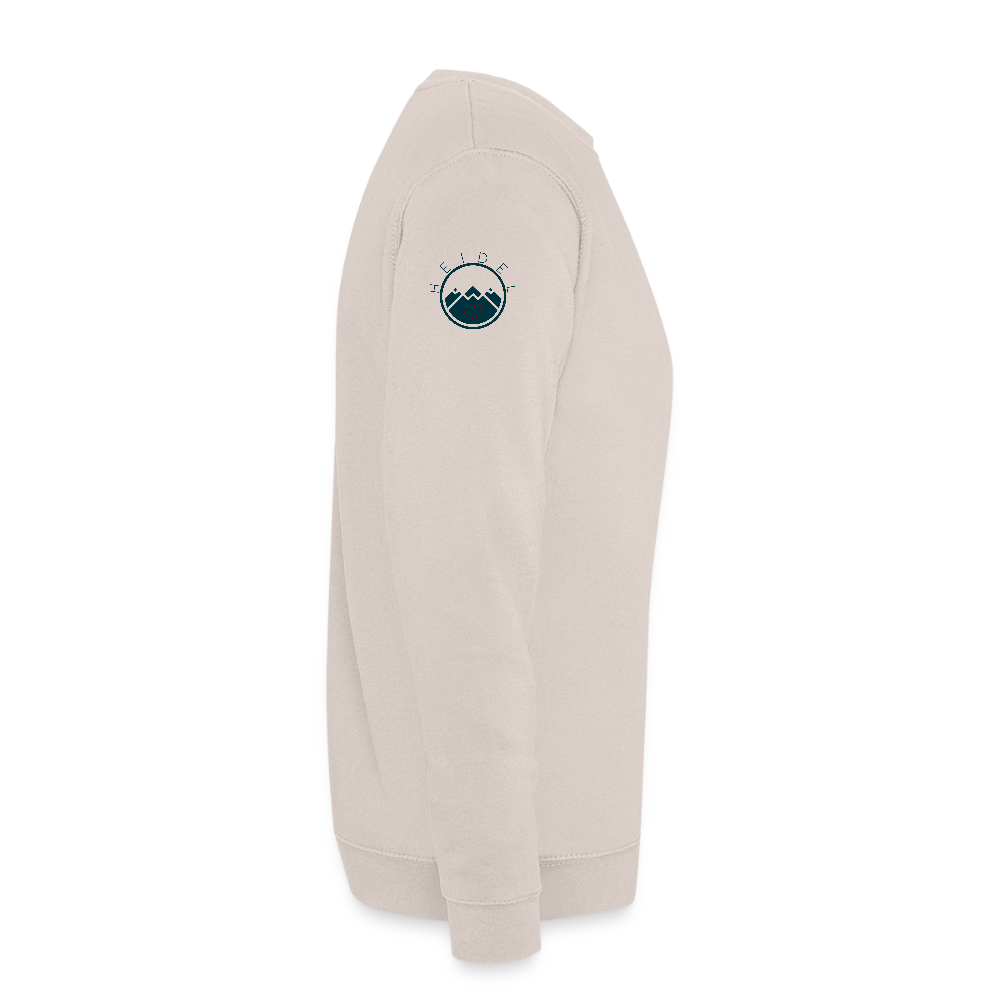 UNISEX SWEATSHIRT - ALLA MOL BIER TRANSPARENT - Sand