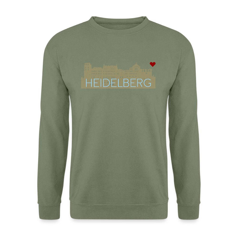 UNISEX SWEATSHIRT - HEIDELBERGER SCHLOSS DARK - Armeegrün
