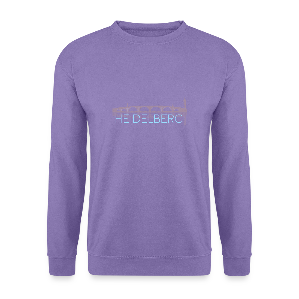 UNISEX SWEATSHIRT  - ALTE BRÜCKE HEIDELBERG DARK - Lavendel