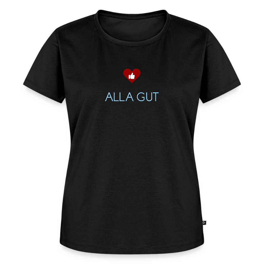 DAMEN ORGANIC SHIRT - ALLA GUT DARK - Schwarz