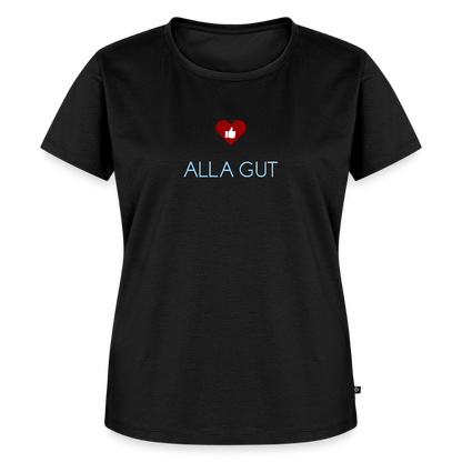 DAMEN ORGANIC SHIRT - ALLA GUT DARK - Schwarz
