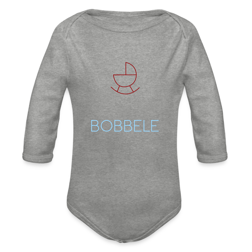 BABY ORGANIC BODY - BOBBELE DARK - Grau meliert