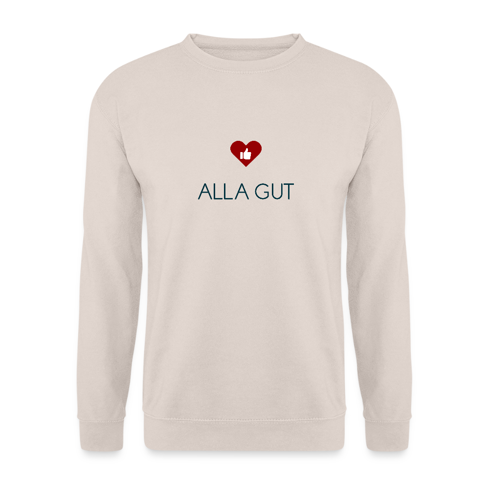 UNISEX SWEATSHIRT - ALLA GUT TRANSPARENT - Sand