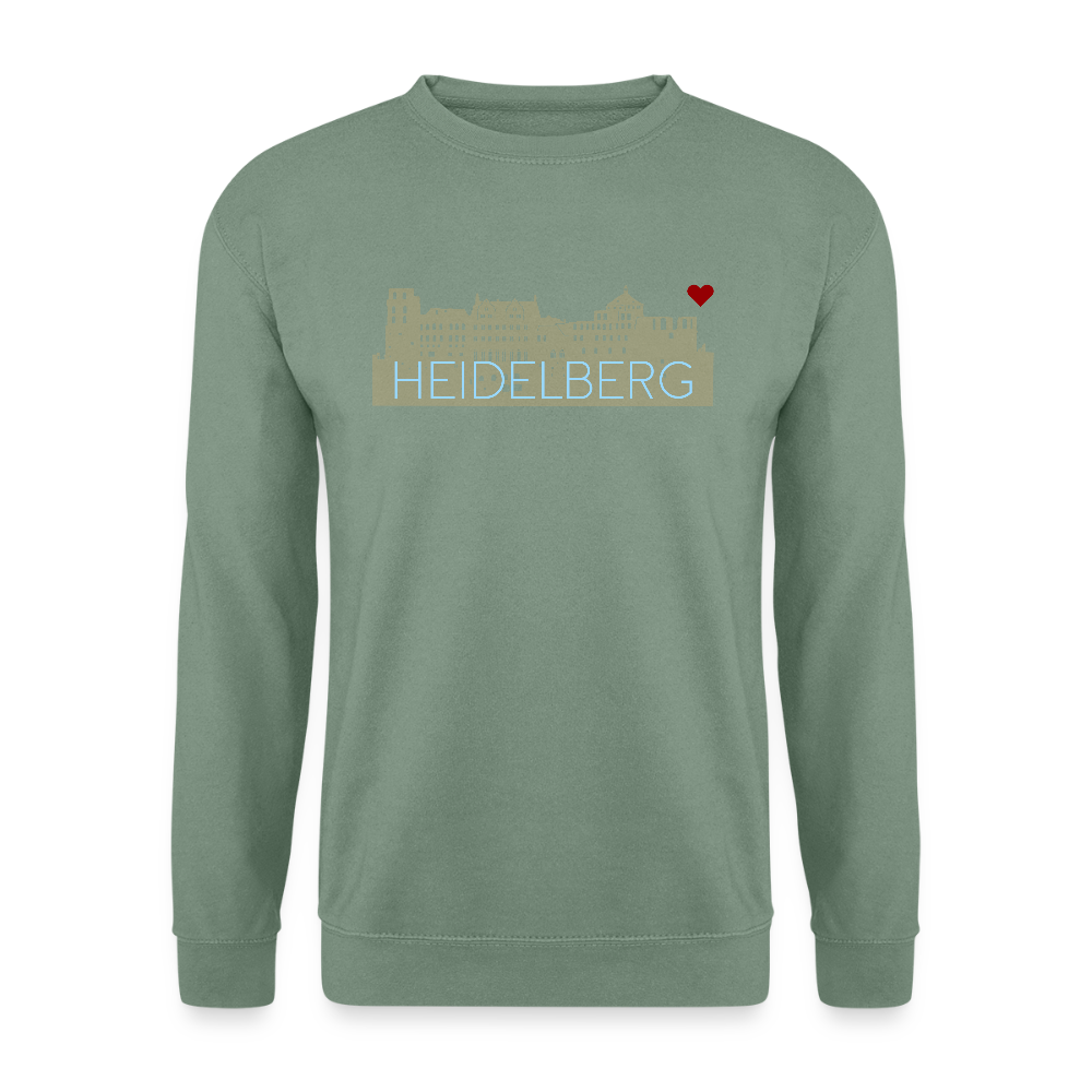 UNISEX SWEATSHIRT - HEIDELBERGER SCHLOSS DARK - Graugrün