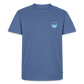 HERREN ORGANIC SHIRT - HEIDELBERGER SCHLOSS (DESIGN HINTEN) DARK - Taubenblau