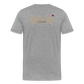HERREN ORGANIC SHIRT - HEIDELBERGER SCHLOSS DAHÄM (DESIGN HINTEN) TRANSPARENT - Grau meliert