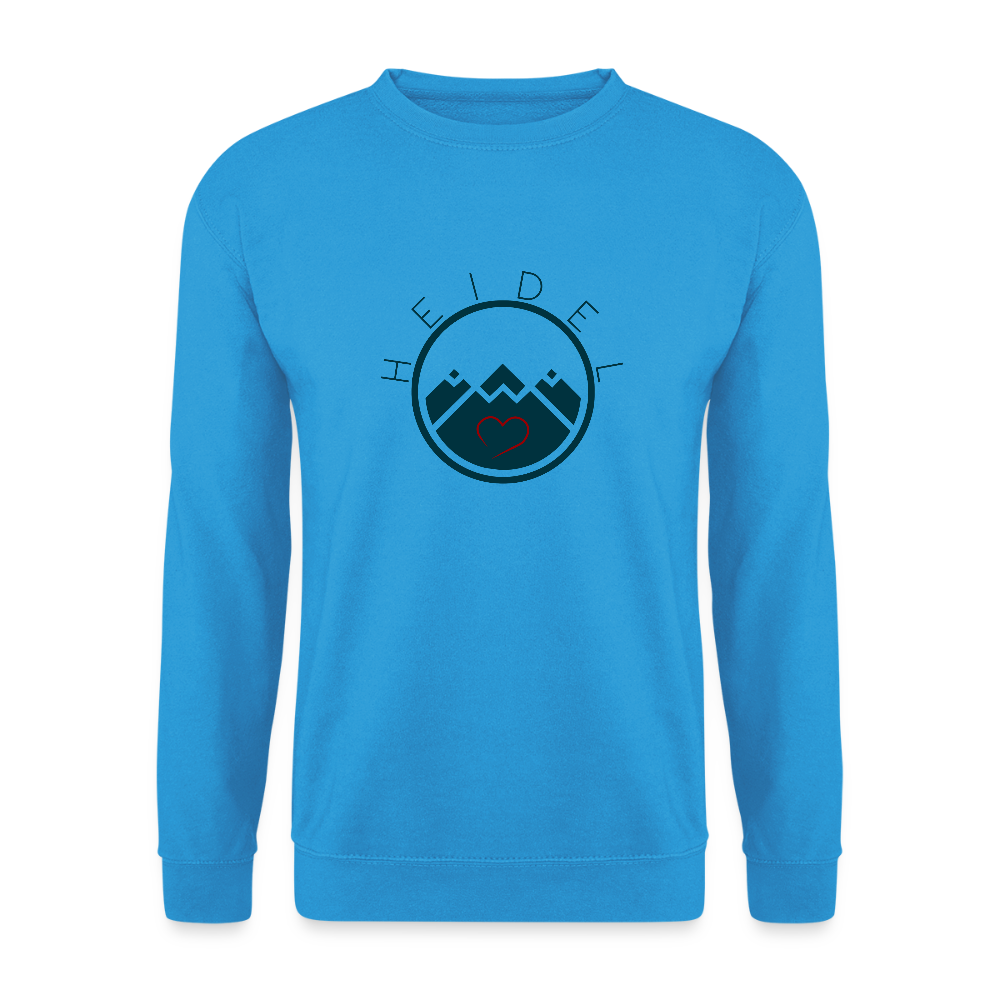 UNISEX SWEATSHIRT - HEIDELSTORE TRANSPARENT - Meeresblau