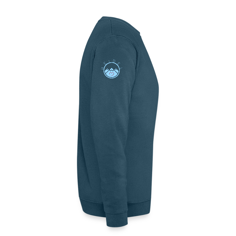 UNISEX SWEATSHIRT - ALLA MOL SEKT TRANSPARENT - Indigoblau
