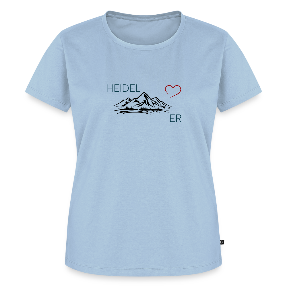 DAMEN ORGANIC SHIRT - HEIDEL(BERG)ER TRANSPARENT - Hellblau