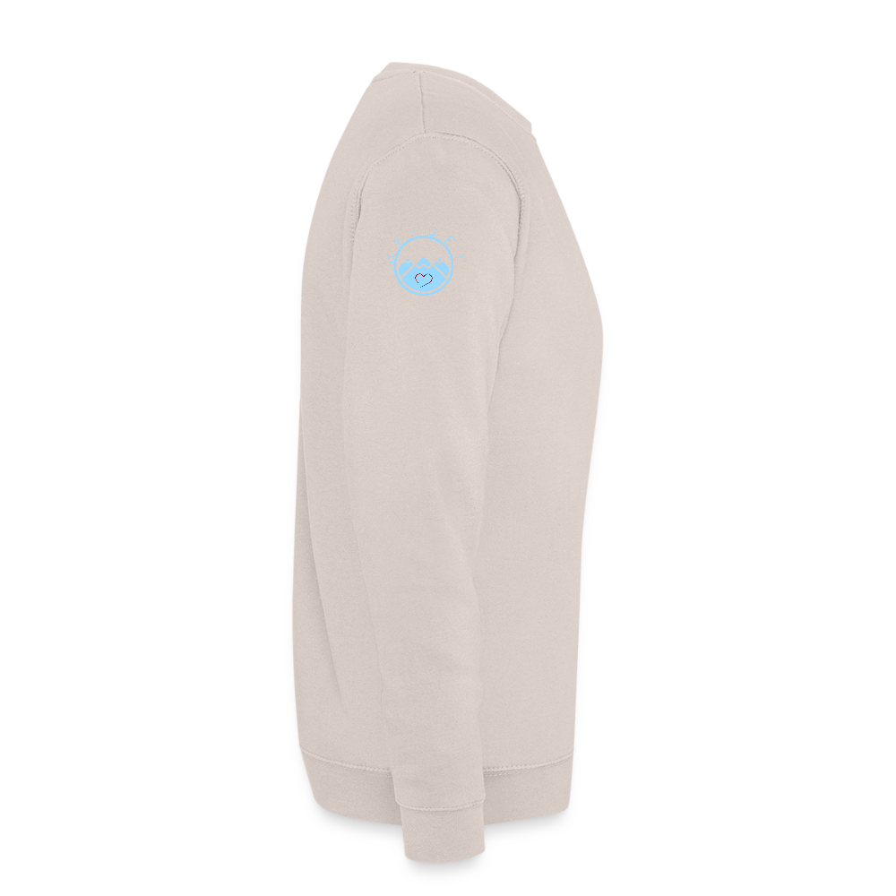 UNISEX SWEATSHIRT - HEIDEL(BERG)ER  MIT HERZ DARK - Sand