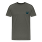 HERREN ORGANIC SHIRT - HEIDELBERGER SCHLOSS (DESIGN HINTEN) TRANSPARENT - Asphalt