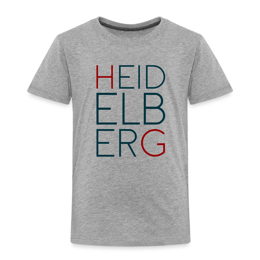 KINDER PREMIUM SHIRT - HEIDELBERG TRANSPARENT - Grau meliert