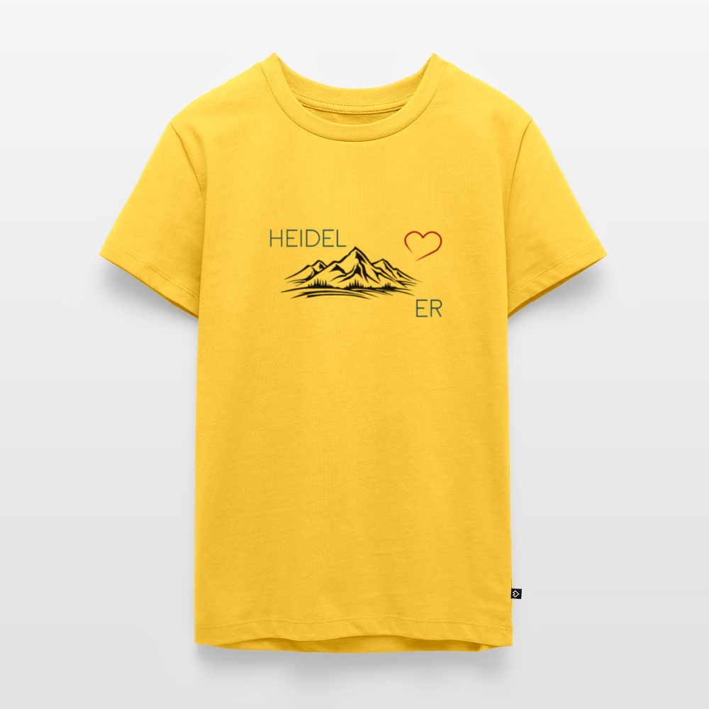 TEENAGER PREMIUM SHIRT - HEIDEL(BERG)ER TRANSPARENT - Gelb
