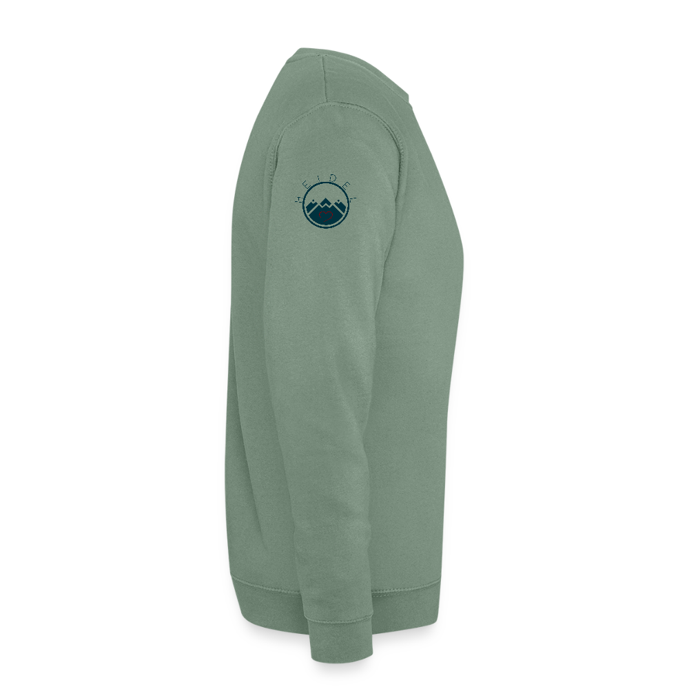 UNISEX SWEATSHIRT  - ALTE BRÜCKE HEIDELBERG TRANSPARENT - Graugrün