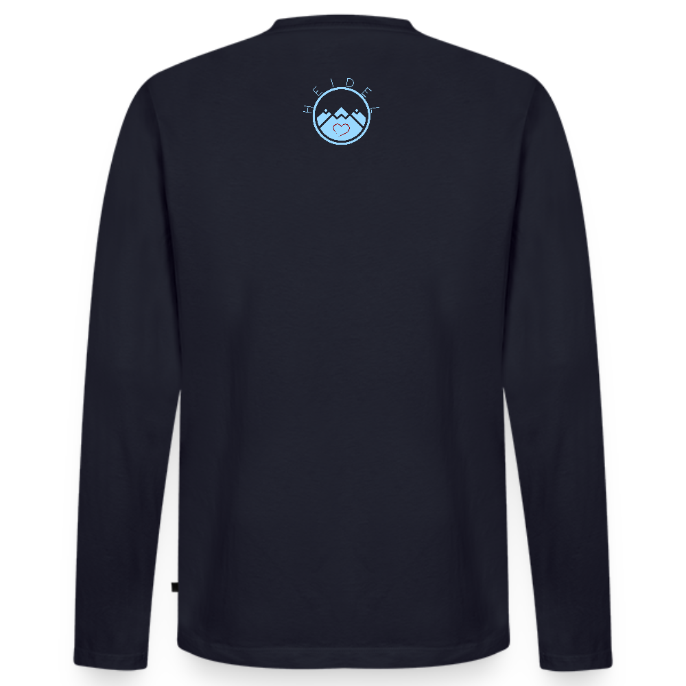 HERREN ORGANIC LANGARM-SHIRT - HEIDELBERG SINCE DARK - Navy