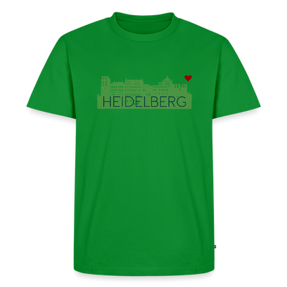 HERREN ORGANIC - HEIDELBERGER SCHLOSS T-SHIRT TRANSPARENT - Grün
