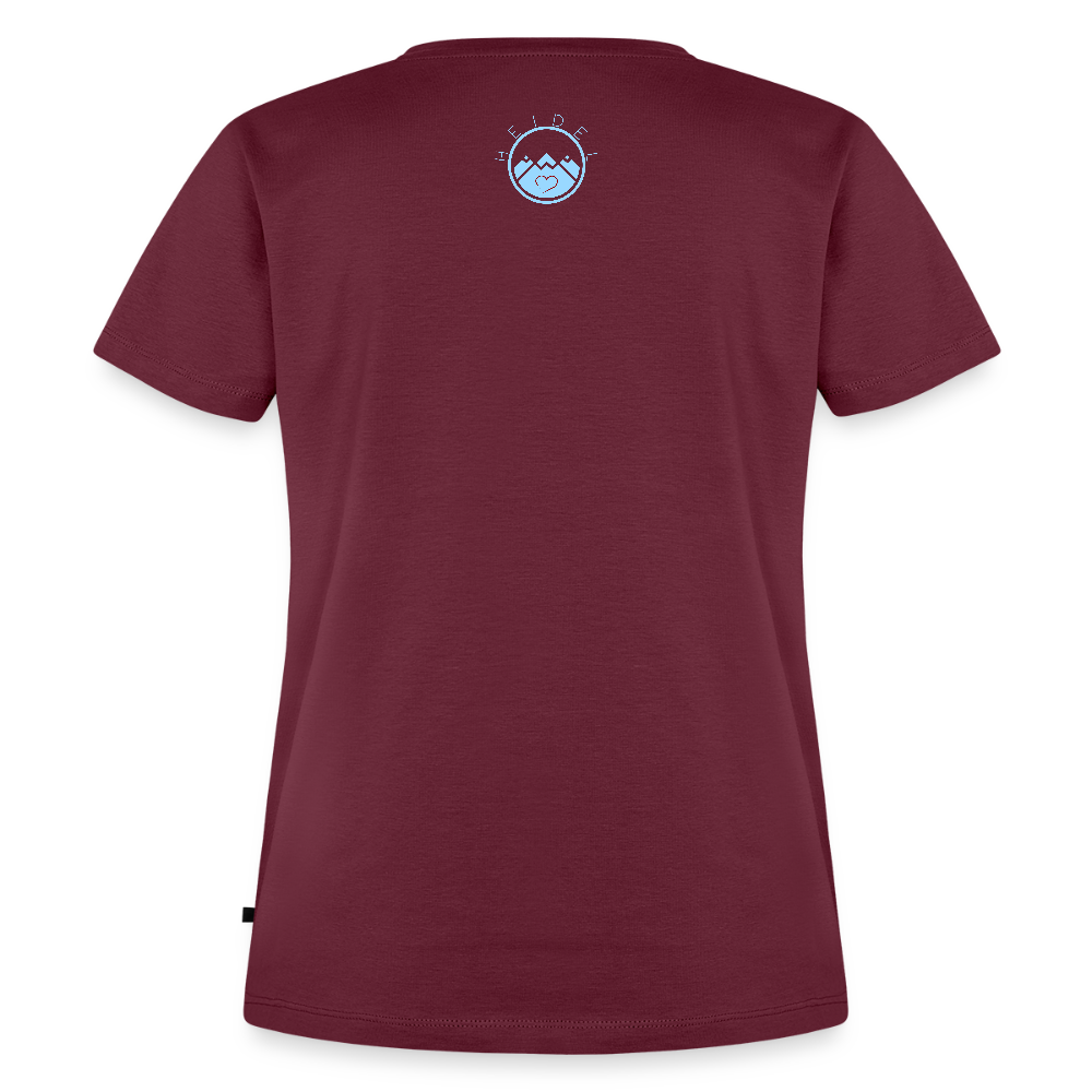 DAMEN ORGANIC SHIRT - HEIDEL(BERG)ER DARK - Burgunderrot