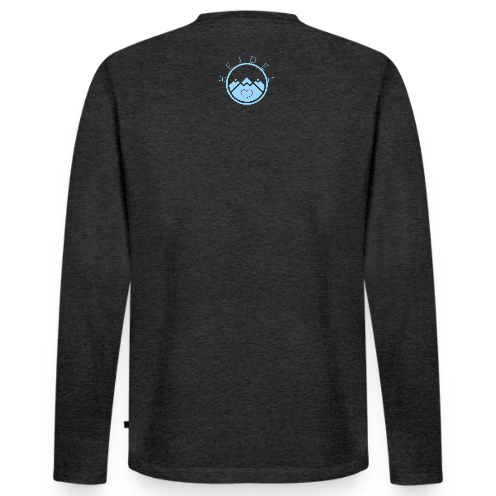 HERREN ORGANIC LANGARM-SHIRT - HEIDELBERG SINCE DARK - Anthrazit meliert
