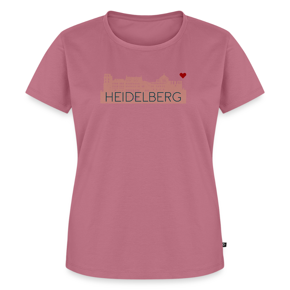 DAMEN ORGANIC SHIRT - HEIDELBERGER SCHLOSS TRANSPARENT - Mauve