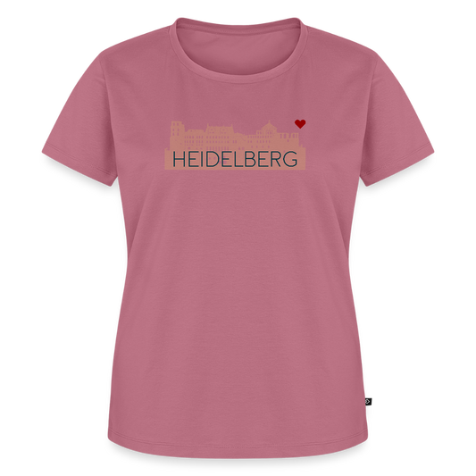 DAMEN ORGANIC SHIRT - HEIDELBERGER SCHLOSS TRANSPARENT - Mauve