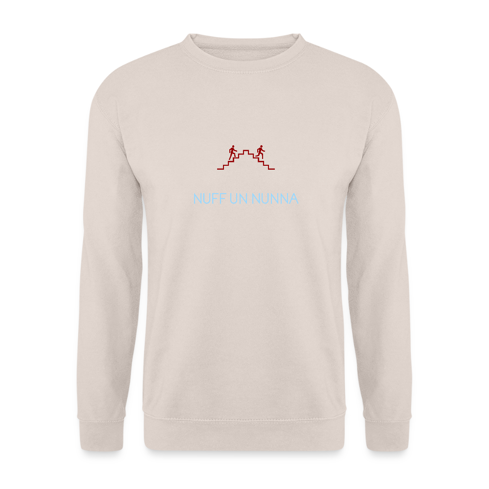 UNISEX SWEATSHIRT - NUFF UN NUNNA DARK - Sand