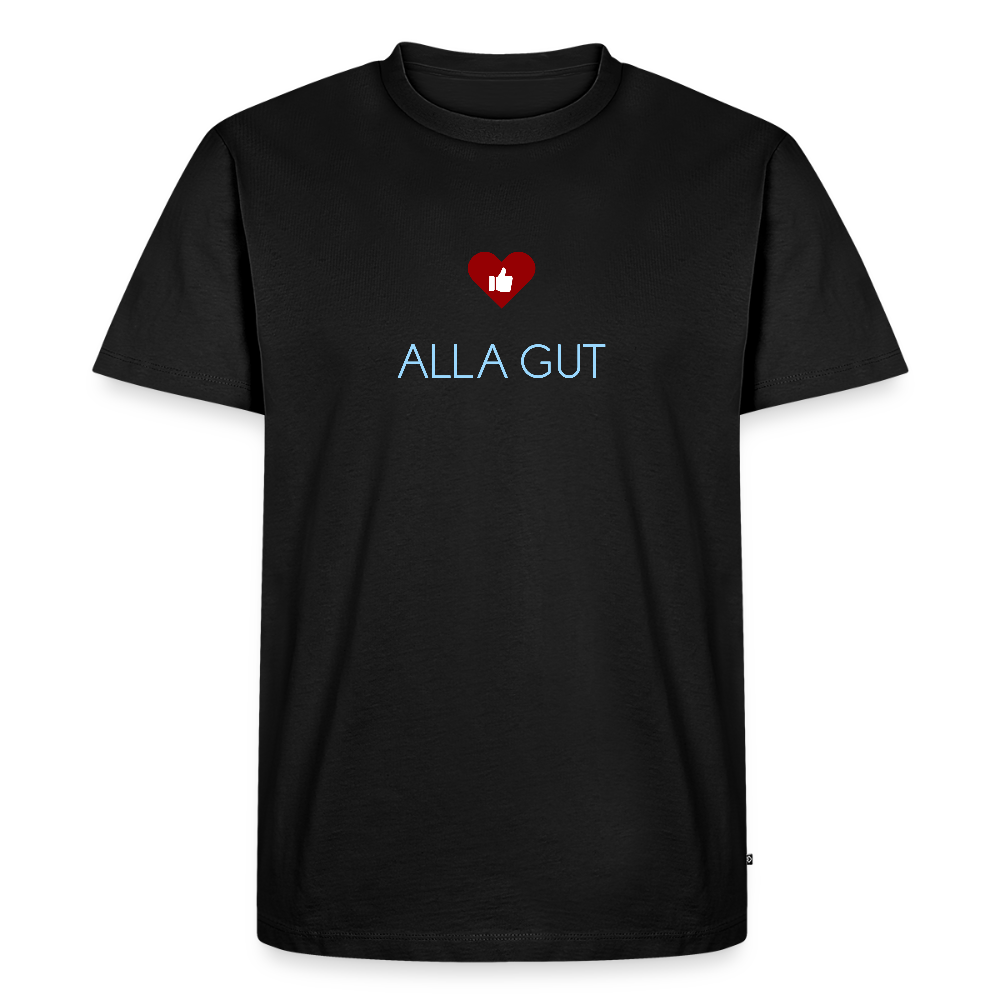 HERREN ORGANIC SHIRT - ALLA GUT DARK - Schwarz